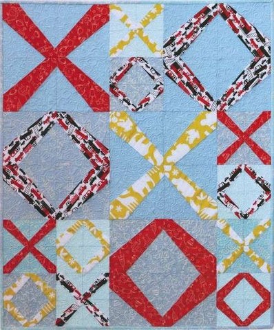 XOXO quilt pattern by Carolyn Friedlander