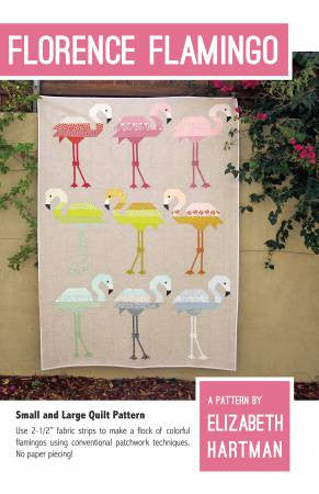 Florence Flamingo quilt pattern by Elizabeth Hartman