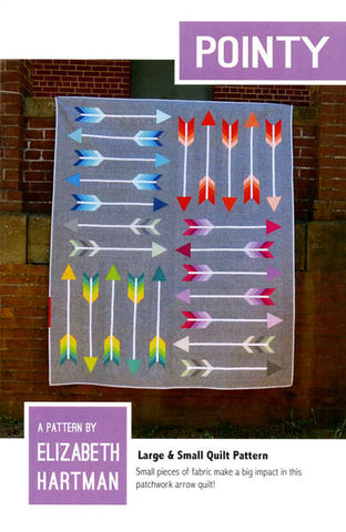 Pointy quilt pattern by Elizabeth Hartman