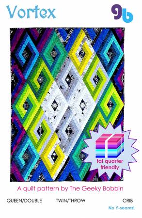 Vortex quilt pattern by Bobbie Gentili