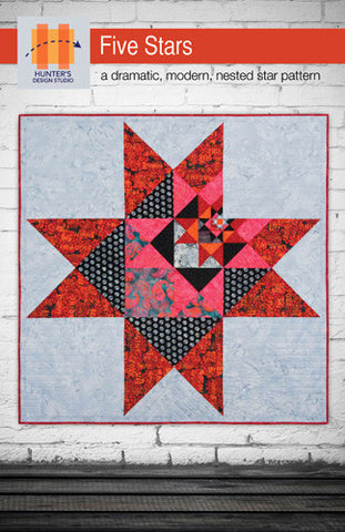 Five Stars quilt pattern by Sam Hunter