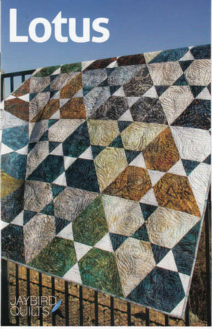 Lotus quilt pattern by Julie Herman