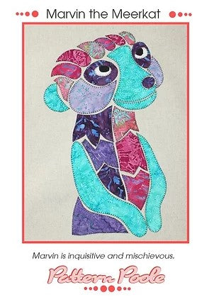 Marvin the Meerkat quilt pattern by Alaura Poole
