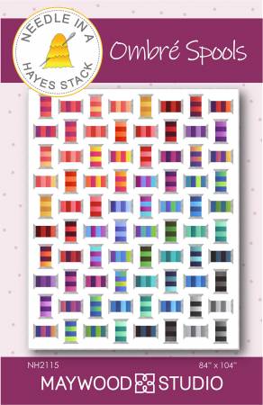 Ombre Spools quilt pattern by Tiffany Hayes