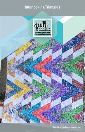 Interlocking Triangles quilt pattern by Stephanie Soebbing
