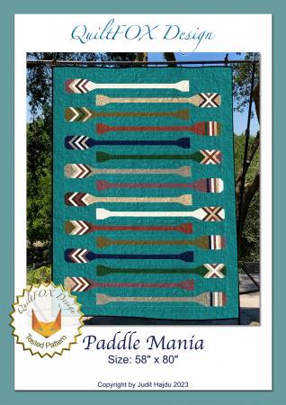 Paddle Mania quilt pattern by Quilt Fox Designs