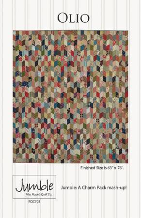 Olio/Jumble quilt pattern w/template by Carrie Nelson