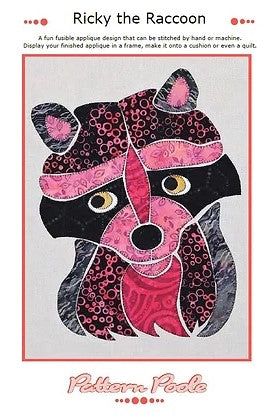 Ricky the Racoon quilt pattern by Alaura Poole