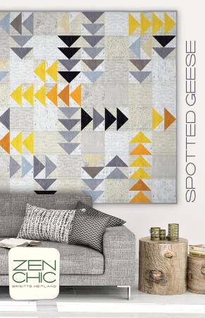 Spotted Geese quilt pattern by Brigitte Heitland