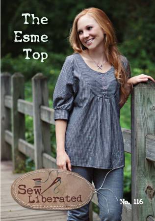 Esme Top pattern by Sew Liberated