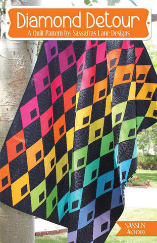 Diamond Detour quilt pattern by Shayla Wolf & Kristy Wolf