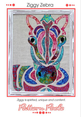 Ziggy Zebra quilt pattern by Alaura Poole