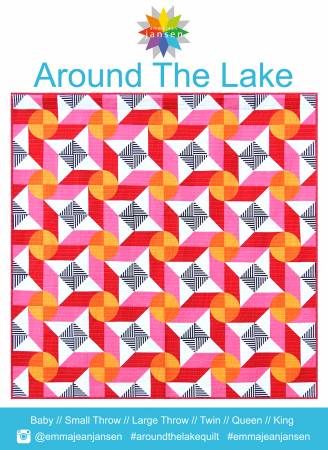 Around The Lake version 2 quilt pattern by Emma Jean Jansen