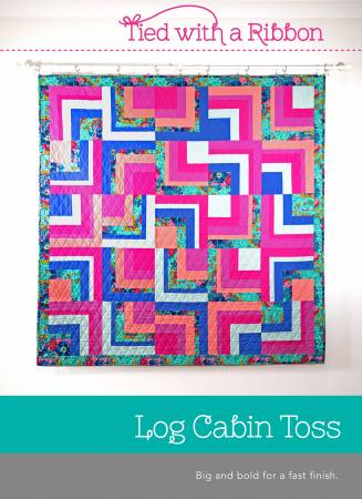 Log Cabin Toss quilt pattern by Jemima Flendt
