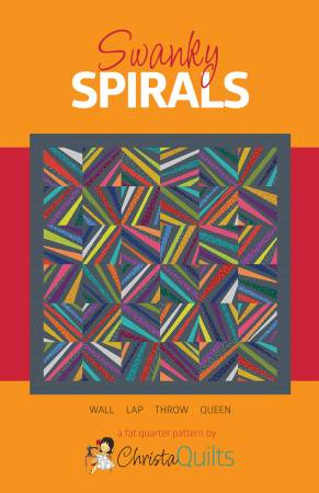 Swanky Spirals quilt pattern by Christa Watson