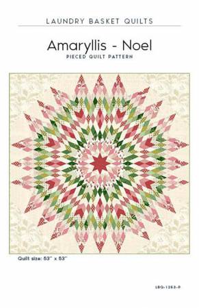 Amaryllis - Noel quilt pattern by Edyta Sitar