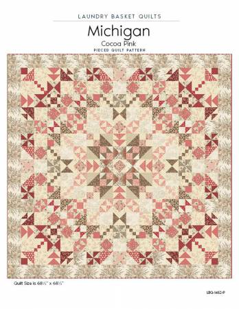 Michigan - Cocoa Pink quilt pattern by Edyta Sitar