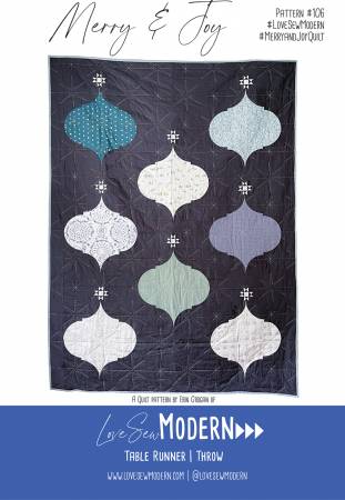 Merry and Joy quilt pattern by Erin Grogan