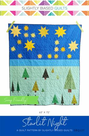 Starlit Night quilt pattern by Jennifer Worthen