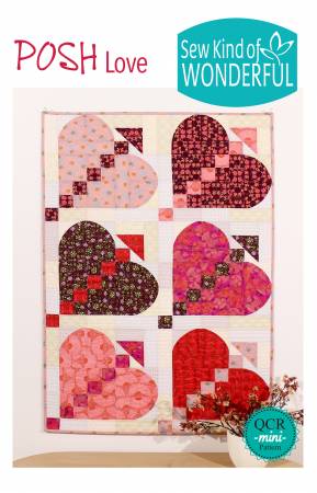 Posh Love quilt pattern by Helen Robinson