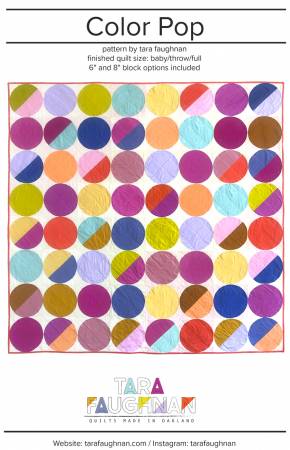 Color Pop quilt pattern by Tara Faughnan