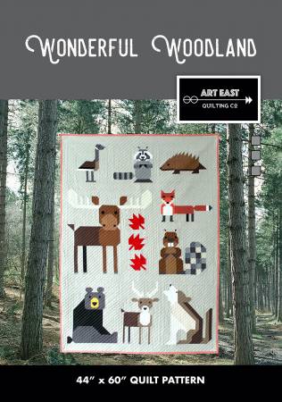 Wonderful Woodland quilt pattern by Art East Quilting Co