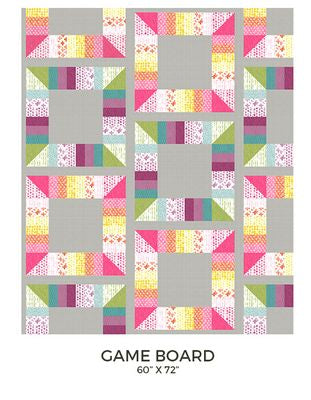 Game Board quilt pattern by Amy Friend