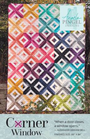 Corner Window quilt pattern by Angela Pingel