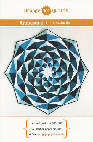 Arabesque quilt pattern by Dora Cary