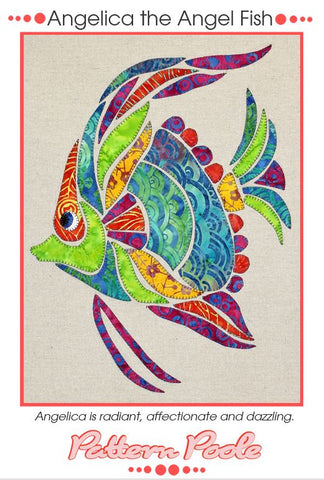 Angelica the Angel Fish quilt pattern by Monica & Alaura Poole