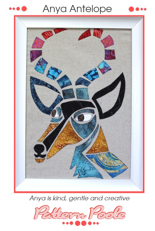 Anya Antelope quilt pattern by Monica & Alaura Poole