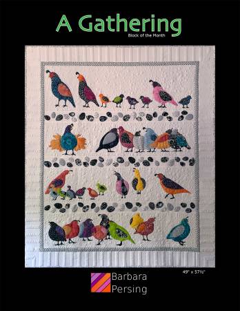 A Gathering quilt pattern by Barbara Persing