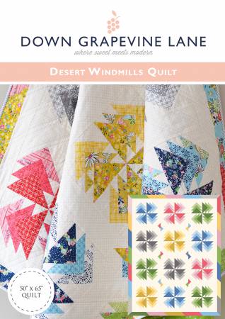 Desert Windmills quilt pattern by Sedef Imer