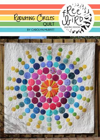 Radiating Circles quilt pattern by Carolyn Murfitt