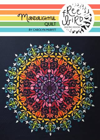 Mandalightful quilt pattern by Carolyn Murfitt