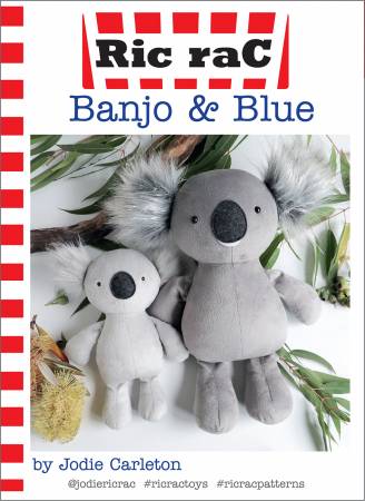 Banjo & Blue stuffed animal pattern by Ric Rac Patterns