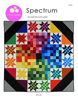 Spectrum quilt pattern by Charisma Horton