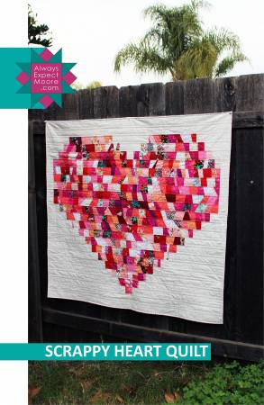 Scrappy Heart quilt pattern by Carolina Moore