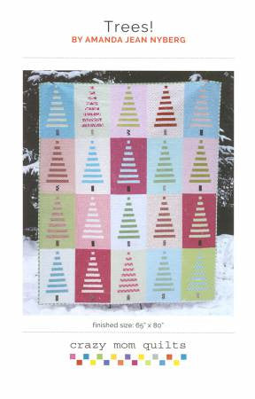 Trees quilt pattern by Amanda Jean Nyberg