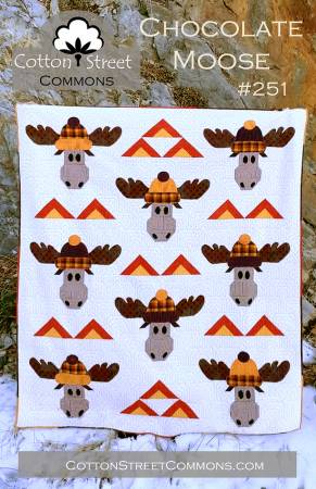 Chocolate Moose quilt pattern by Marcea Owen