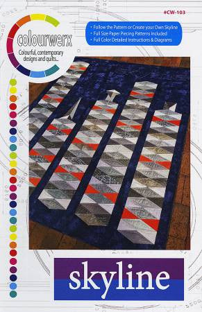 Skyline quilt pattern for Colourwerx