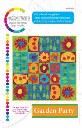 Garden Party quilt pattern by Colourwerx