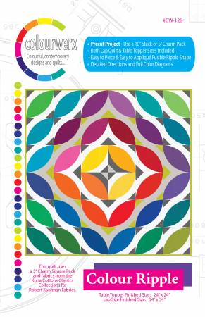 ColourRipple quilt pattern by Carl & Linda Sullivan