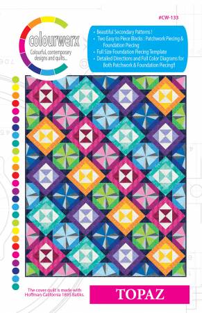 Topaz quilt pattern by Carl and Linda Sullivan