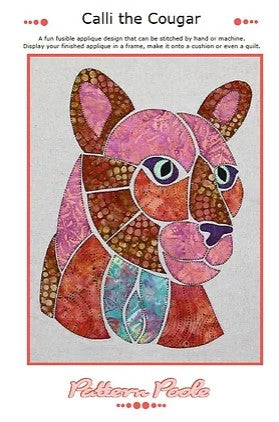 Calli the Cougar quilt pattern by Alaura Poole