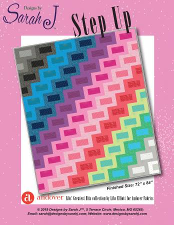 Step Up quilt pattern by Sarah J