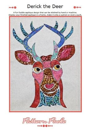 Derrick the Deer quilt pattern by Alaura Poole