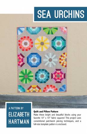 Sea Urchins quilt pattern by Elizabeth Hartman