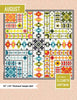 August quilt pattern by Elizabeth Hartman