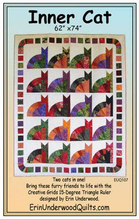 Inner Cat quilt pattern by Erin Underwood